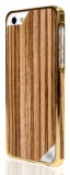 Coque Bumper de protection EDITION LIMIT&Eacute;E Gold pour iPhone 5 Patchworks Alloy X Wood