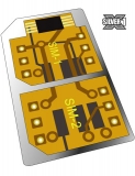 Double carte SIM Simore Silver type 1, 2 cartes SIM duo sim dans un mobile