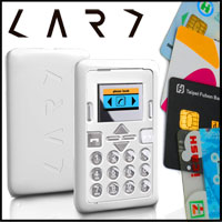 Telephone mobile format carte de cr�dit CB
