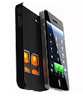 TripleBlue Case - Triple SIM Standby Adapter for iPhone 4 / 4S